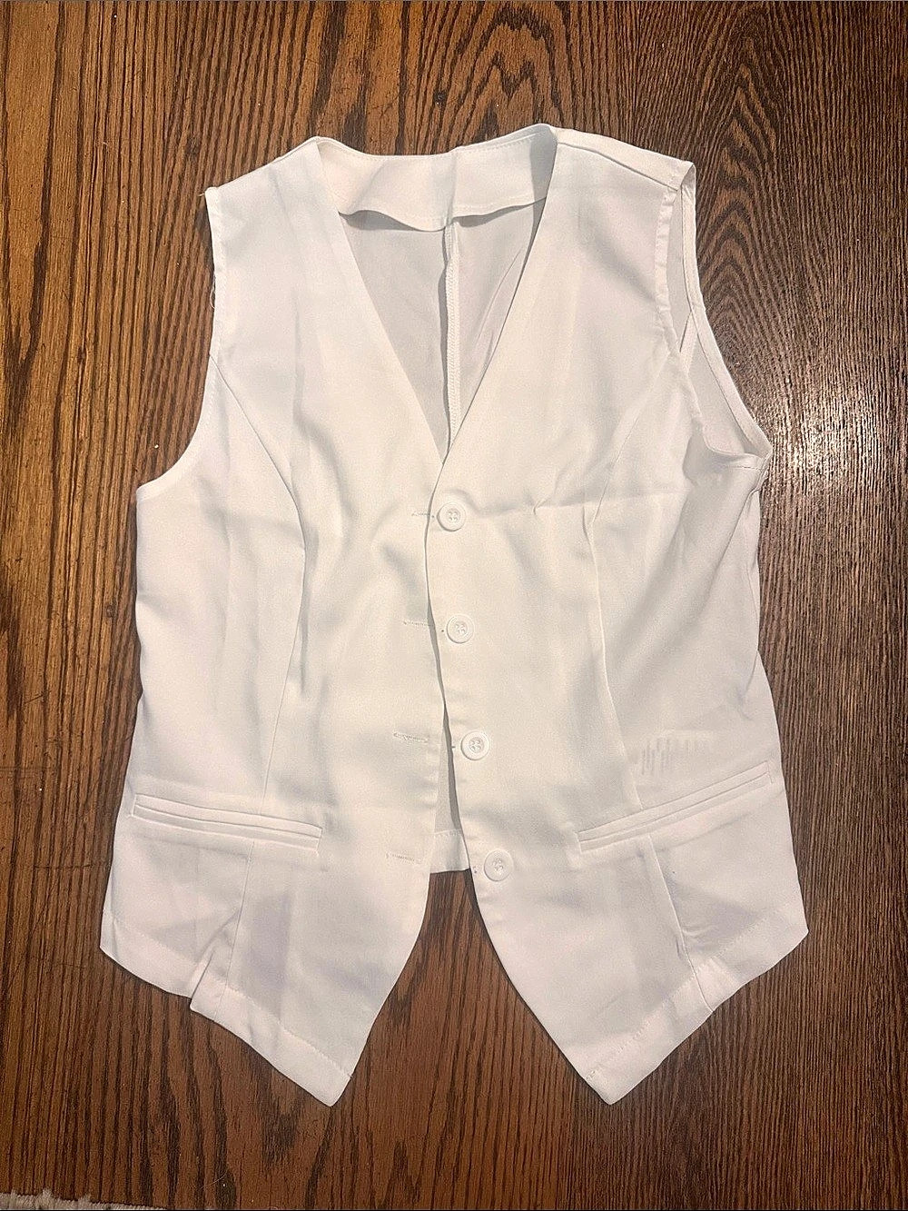 Women'Small White Vest Size Small